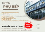 Shushi cô chủ nhỏ tuyển phụ bếp
