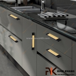 Tay nắm tủ phối hợp màu sắc tinh tế