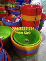 Thau nhựa tròn, nhiều kích thước