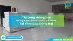 Thi công phòng học bằng panel eps 100mm – giải pháp tối ưu