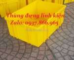 Thùng nhựa bít công nghiệp, thùng nhựa dày, bán thùng nhựa, hộp nhựa