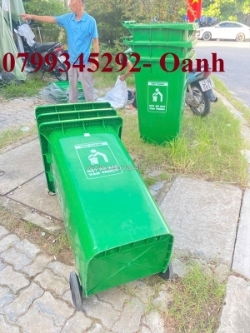 Thùng rác 240l hiệp thành cho khu công nghiệp đà nẵng 0799345292