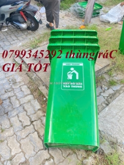 Thùng rác nhựa 240l quảng nam giá tốt cho bệnh viện – 0799.345.292