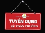 Tuyển dụng kế toán trưởng