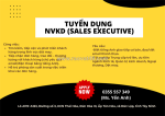 Tuyển dụng nhân viên kinh doanh (sales executive)