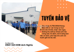 Tuyển nam bảo vệ – kcn nam đồng phú