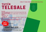 Tuyển– nhân viên telesales bình thạnh