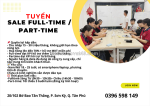 Tuyển sale full-time / part-time – bđs cho thuê