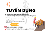 Tuyển thợ mộc & nhân viên thiết kế nội thất q7