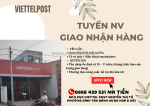 Viettelpost – tuyển dụng nhân viên giao nhận hàng