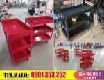 Xe đẩy 3 ngăn để đồ nghề, dụng cụ sửa chữa