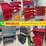 Xe đẩy đồ nghề gara ô tô 3 tầng – tiện lợi, bền bỉ, chuyên nghiệp