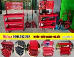 Xe đẩy đựng vật tư, phụ kiện 3 tầng – giải pháp cho xưởng & gara