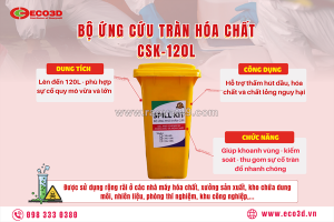 🧪 bộ ứng cứu tràn hóa chất csk-120l