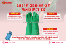 🧤 găng tay chống hóa chất maxichem 76-830