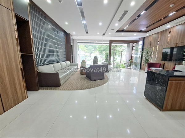 🔅 tòa văn phòng 2 mặt phố nguyễn hữu thọ, view hồ linh đàm, 250m2 9 tầng  mt