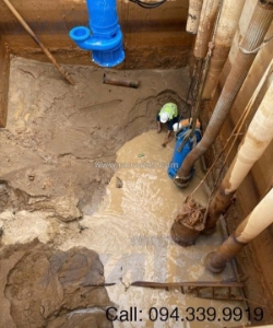 094.339.9919- bơm nước thải - bơm chìm bùn đặc tsurumi gsz5-22-6