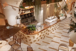 10 mẫu quầy pha chế chuyên nghiệp cho quán cafe, nhà hàng 2026