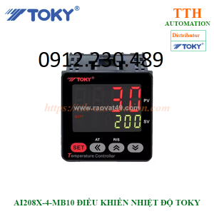 Ai208x-4-mb10 điều khiển nhiệt độ toky :48w×48h×73l(mm)