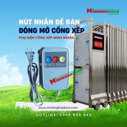 Bấm bàn cổng xếp an toàn, tiện lợi 2026
