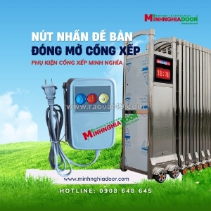 Bấm bàn cổng xếp an toàn, tiện lợi 2026