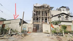 Bán 151m2 đất sát mt đường bùi minh trực p6q8. giá 13,5 tỷ tl