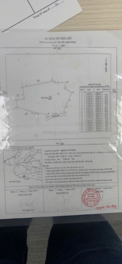 Bán 1ha4 55m mt đường nhựa 300 thổ cư