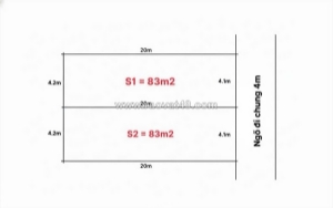 Bán 2 lô f0 hoà nghĩa – 83m2 – ngõ ô tô – giá 1.4x tỷ  hàng hiếm khu dân cư –