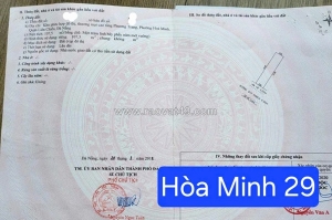 🔴💥bán đất đường hòa minh 29 - trục thông hồ tùng mậu