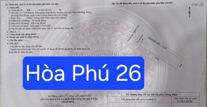 🔴💥bán đất đường hòa phú 26 - khu e kim long - đối diện ubnd quận