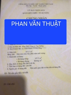 Bán đất đường phan văn thuật nằm song song nguyễn tất thành - sát biển
