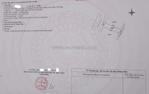 Bán đất đường xuân thiều 10 - sát biển - vị trí đẹp