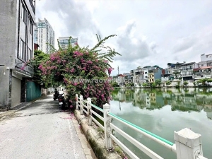 Bán đất mặt hồ hồ tai trâu 234m2 mặt tiền 12m x 59 tỷ long biên-hà nội.