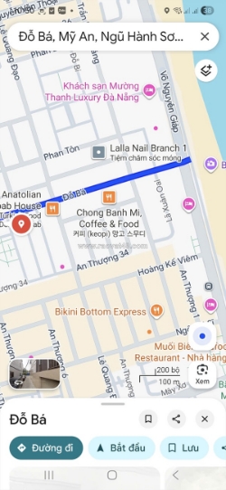 Bán đất mt đường 10,5m đỗ bá - trục thông bãi biển mỹ an