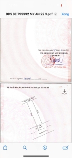 Bán đất mt đường mỹ an 22 - ngũ hành sơn .dt 92m2 giá 9ty8 thương lượng lh