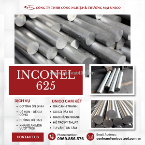 Bán inconel – siêu hợp kim chịu nhiệt, chống ăn mòn cao