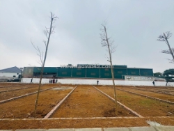 Bán lô đất 100m 2 mặt tiền sát cổng chính đại học quốc gia, khu cnc hòa lạc,