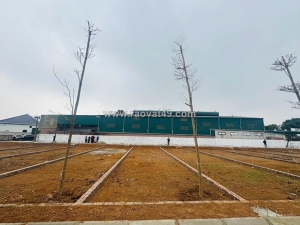 Bán lô đất 100m 2 mặt tiền sát cổng chính đại học quốc gia, khu cnc hòa lạc,