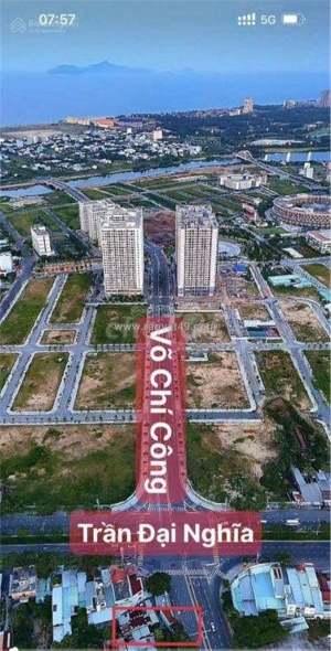 Bán lô đất sổ đỏ 100m2 - 96 đường võ chí công, phường hòa hải, quận ngũ hành