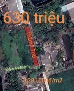 Bán lô đất thổ cất nhà vườn giá 630 triệu