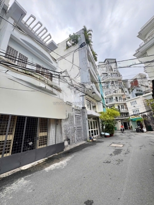 Bán nhà 4 tầng hxh đ.lê văn sỹ, quận 3 - ngang hiếm 7,6m*14m - xung quanh cao