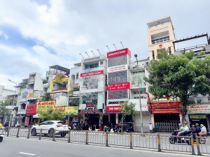 Bán nhà 5 tầng mặt tiền kd đ.lý thái tổ, quận 3 - dt 74m2 - đói diện nhà khách