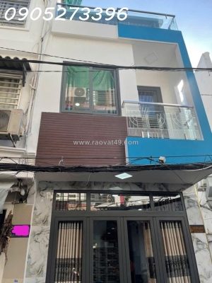 Bán nhà đẹp 1 trệt 2 lầu – hẻm 6m lạc long quân, p.10, tân bình – tặng nội thất