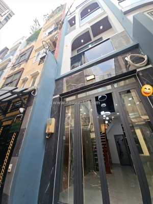 Bán nhà diện tích 100m2 - 4 tấm q4 có 5 tê