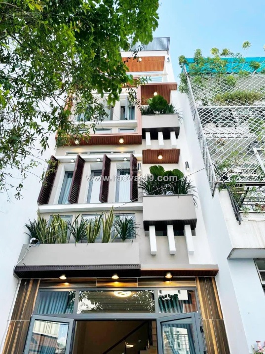 Bán nhà mặt tiền 4 tầng ngang 5m, kdc phú lợi, tặng nội thất,, hoàn công đủ,