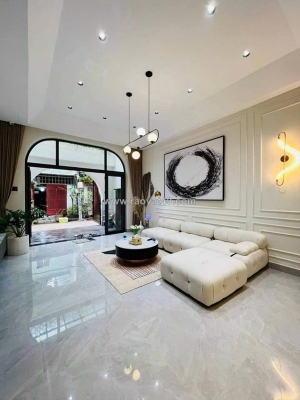 Bán nhà mới hẻm 7m phan huy ích - gần emart, 4,5x17m, 4 tầng mới - 4pn, chỉ