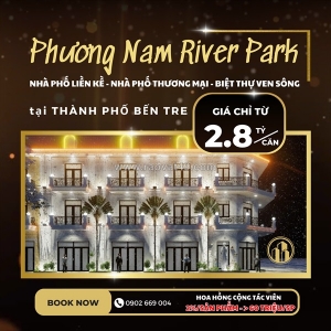 Bán nhà phố liền kề - nhà phố thương mại - biệt thự ven sông tại sơn đông thành