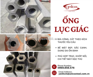 Bán ống lục giác inox – gia công theo yêu cầu | hàng sẵn kho