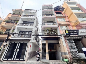 Bán siêu phẩm chdv 6 tầng có hầm - mặt tiền hxh 8m đ.lê văn sỹ, quận 3 - dòng