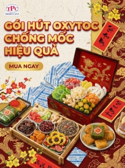 Bánh mứt tết dễ mốc khi bảo quản, có phải do thiếu gói chống mốc oxytoc?